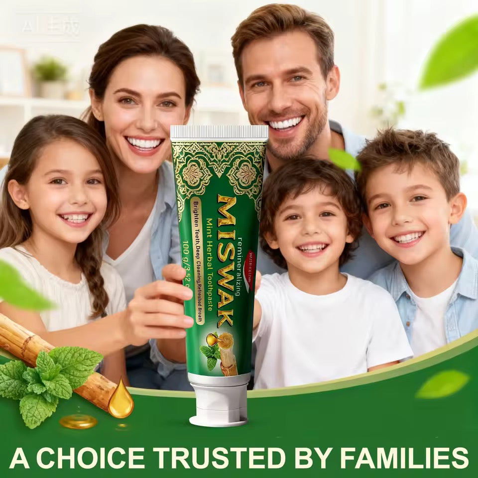 Miswak Herbal Toothpaste Organic Oral Care