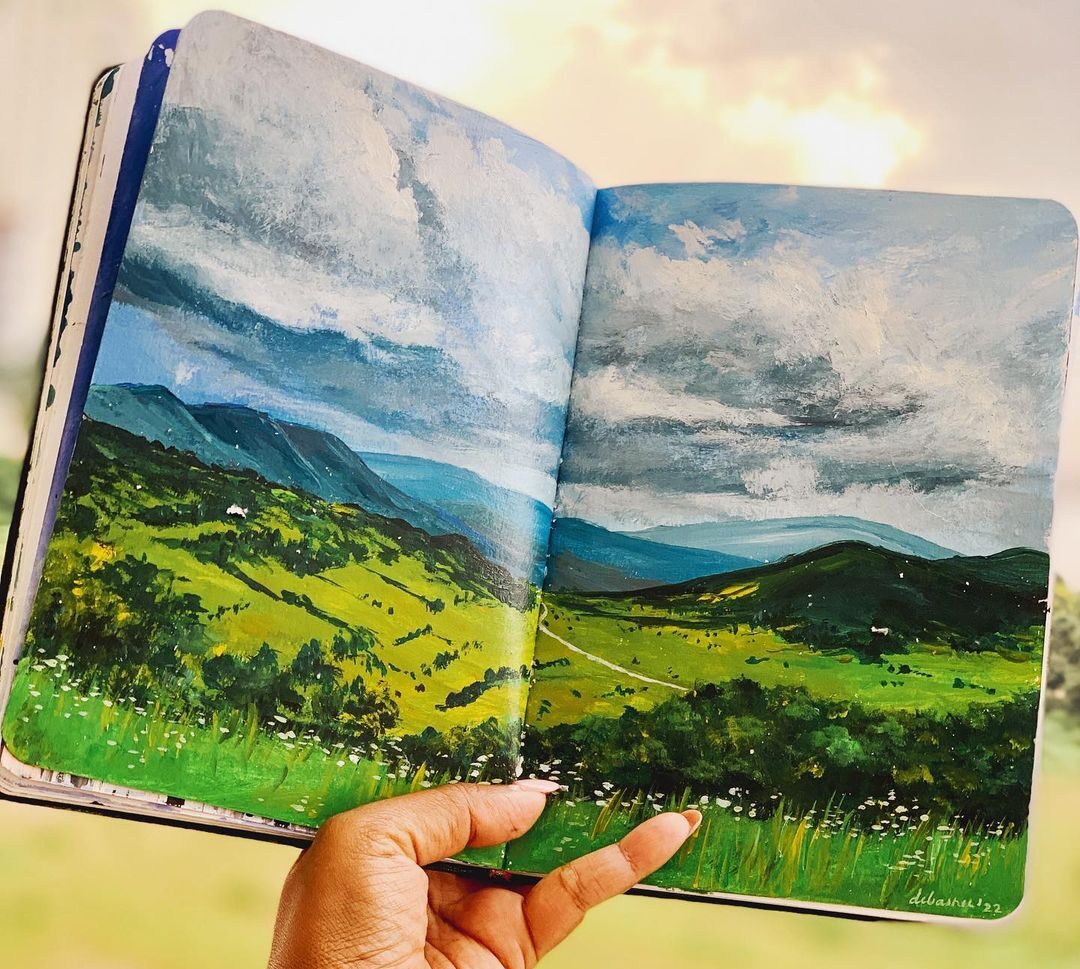 Acrylic Landscape
