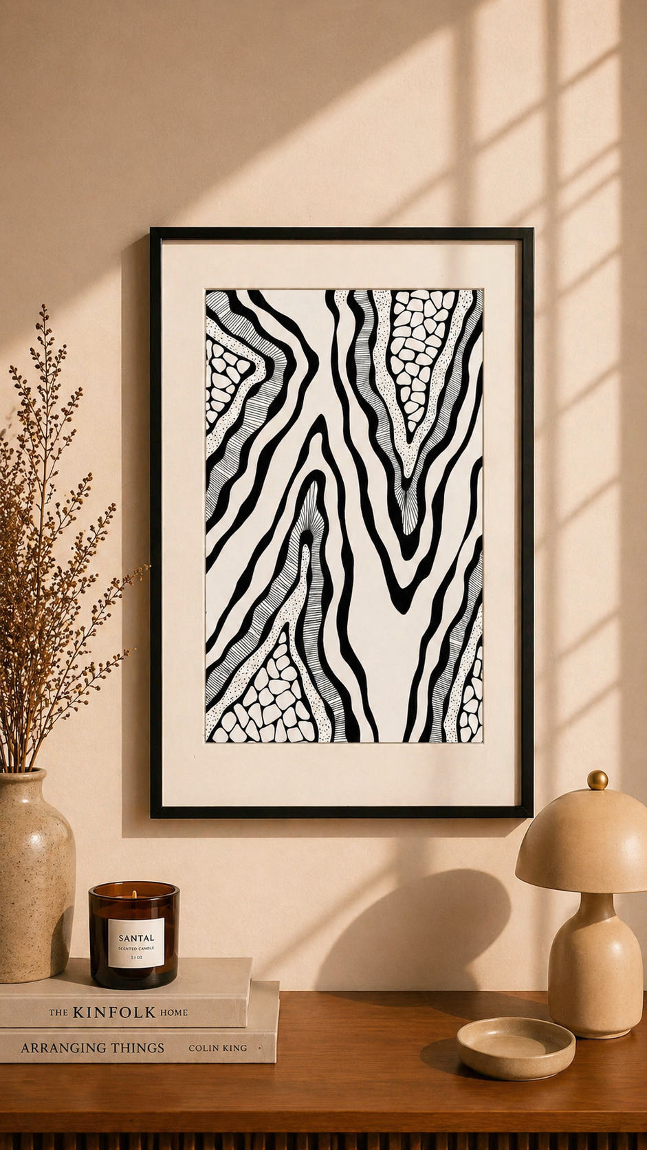 Hand Drawn Doodle Art on Cartridge Paper- No Frame (Size A4 & A3)