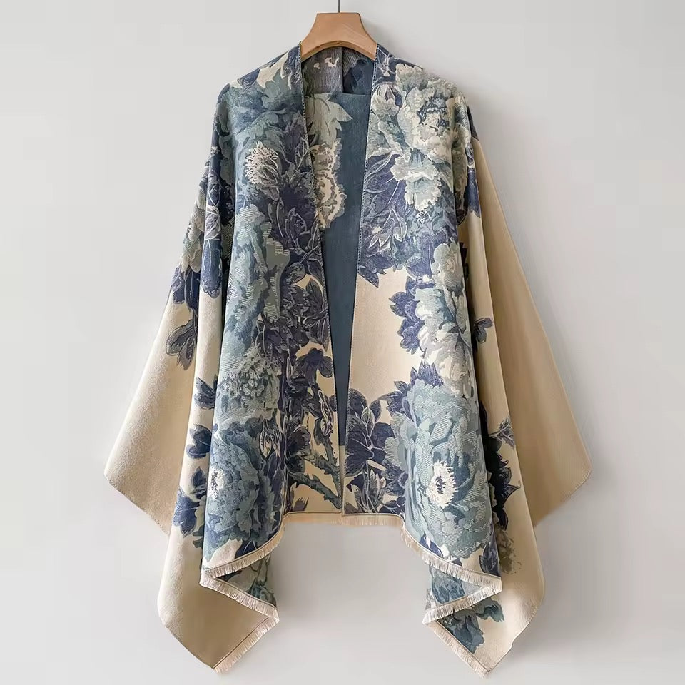 Cashmere Scarf for Women - Double Sided Print