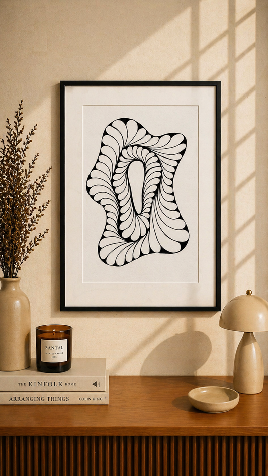 Hand Drawn Doodle Art on Cartridge Paper- No Frame (Size A4 & A3)