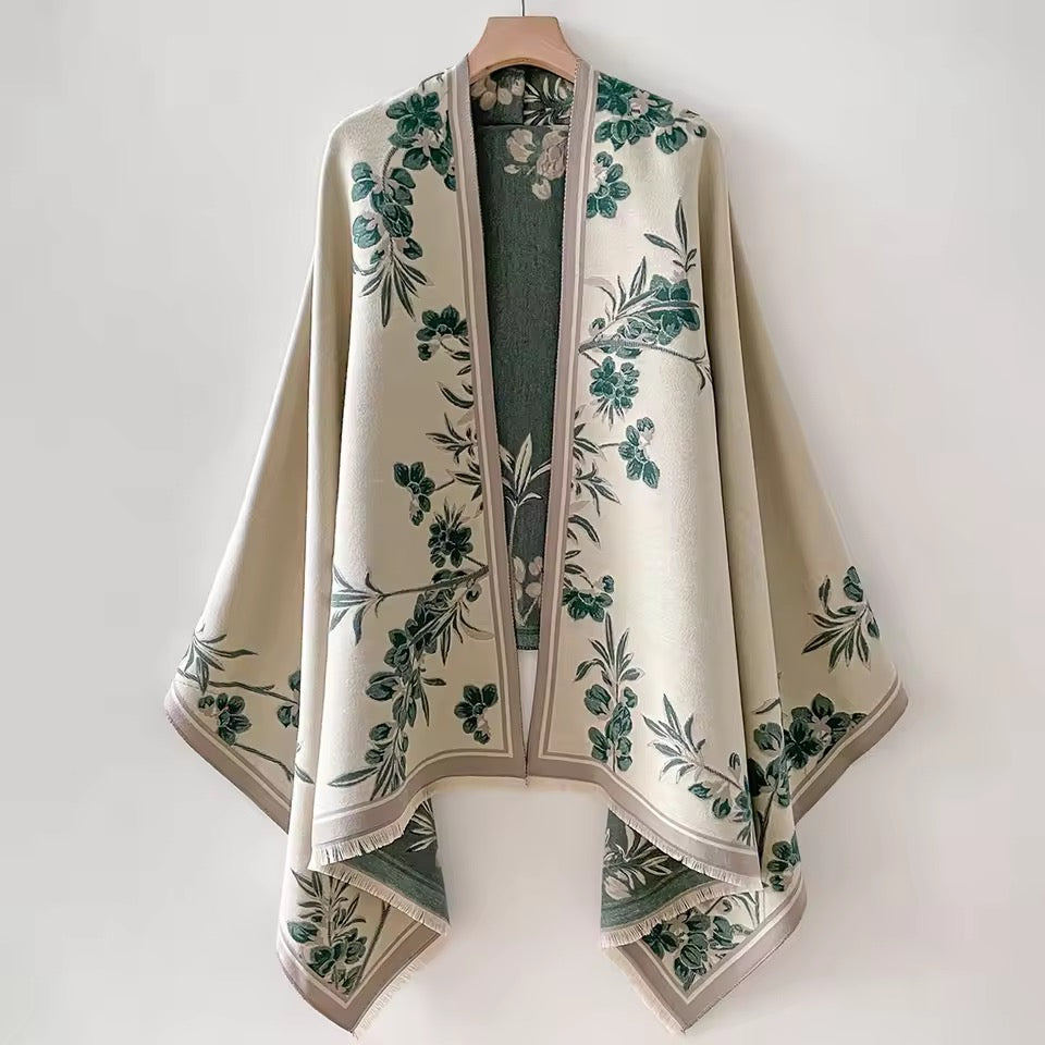 Cashmere Scarf for Women - Double Sided Print