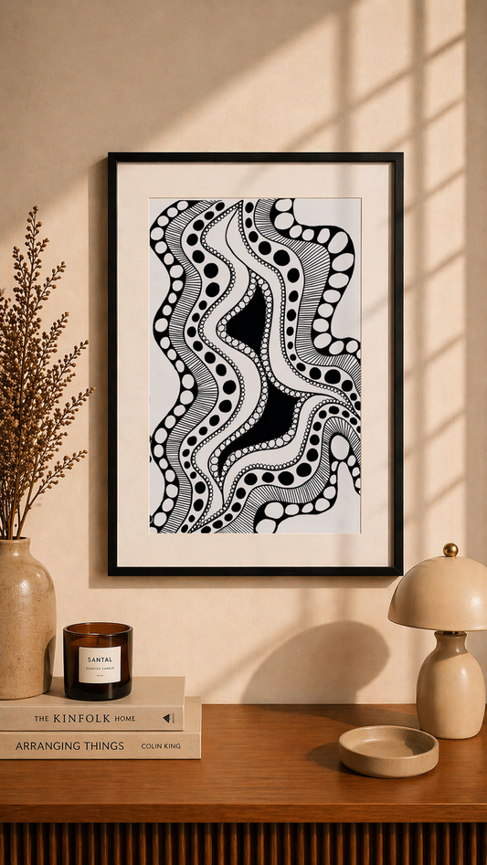 Hand Drawn Doodle Art on Cartridge Paper- No Frame (Size A4 & A3)