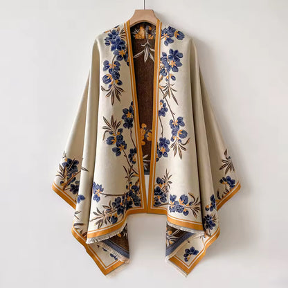 Cashmere Scarf for Women - Double Sided Print