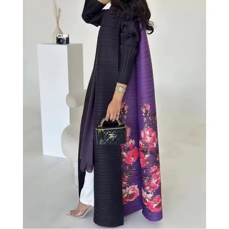 Timeless Abaya Pleated Style Dubai Viral Abaya