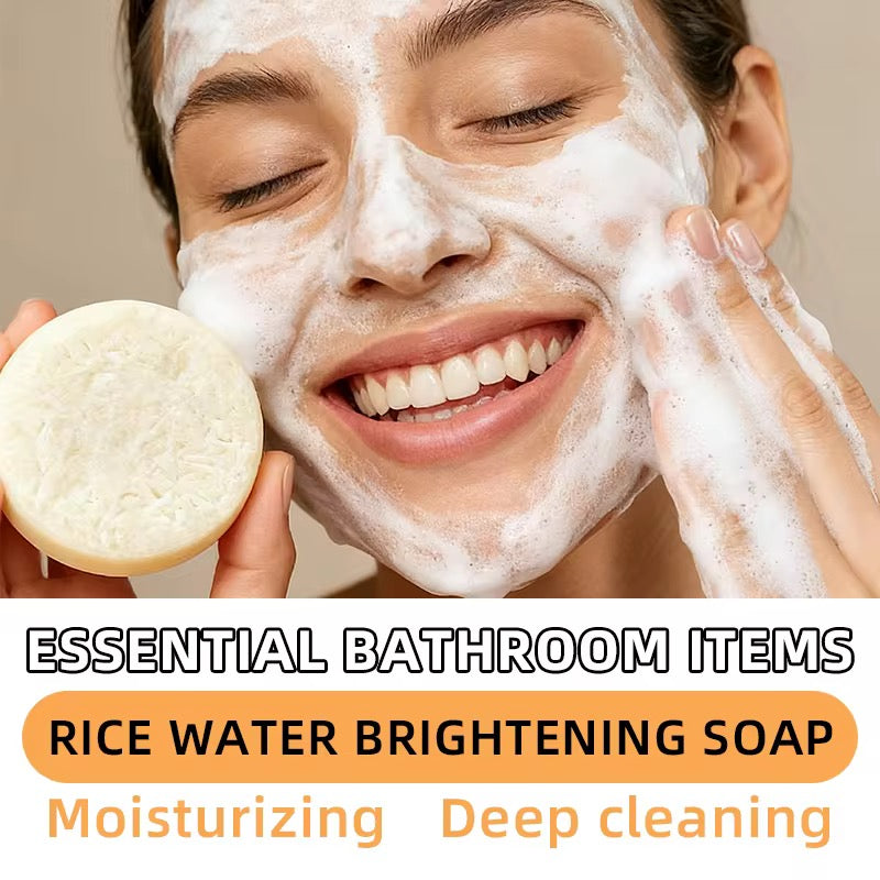 Organic Rice Water Brightening Skincare Soap