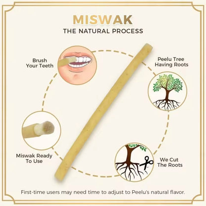 16 Pack Miswak Sticks Organic Oral Care