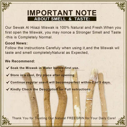 Miswak Sticks Organic Oral Care