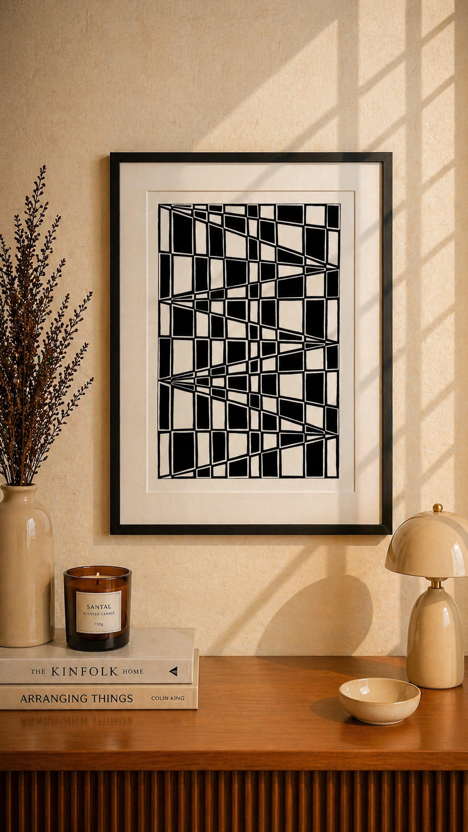 Hand Drawn Geometrical Doodling Art on Cartridge Paper- No Frame (Size A4 & A3)