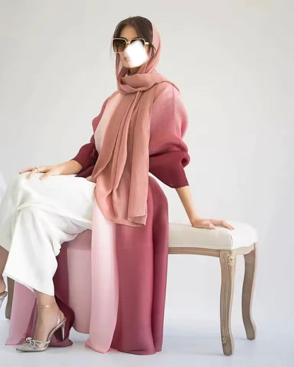 Timeless Abaya Pleated Style Dubai Viral Abaya