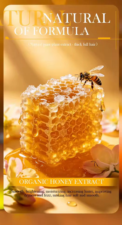 Organic Honey Shampoo Soap Without Silicone, Cleanses the Scalp, Nourishes Hair & Controls Oil