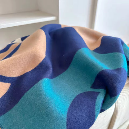Cashmere Scarf for Women - Double Sided Print