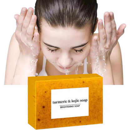 Organic Hand Made Turmeric & Kojic Acid Brightening Skincare Soap