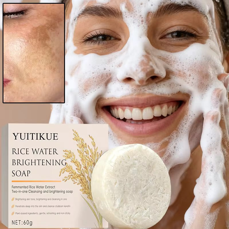 Organic Rice Water Brightening Skincare Soap