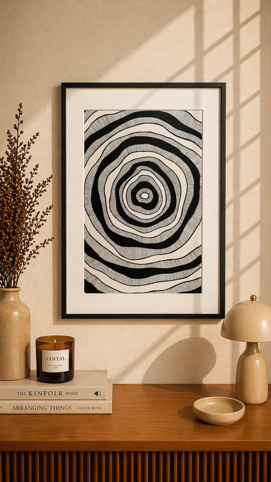Hand Drawn Doodle Art on Cartridge Paper- No Frame (Size A4 & A3)
