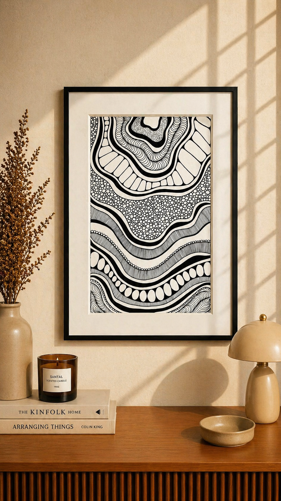 Hand Drawn Doodle Art on Cartridge Paper- No Frame (Size A4 & A3)