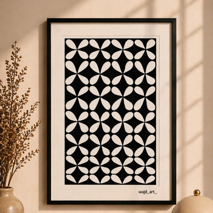Hand Drawn Geometrical Doodling Art on Cartridge Paper- No Frame (Size A4 & A3)