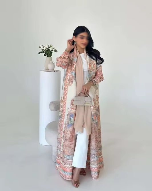 Timeless Abaya Pleated Style Dubai Viral Abaya