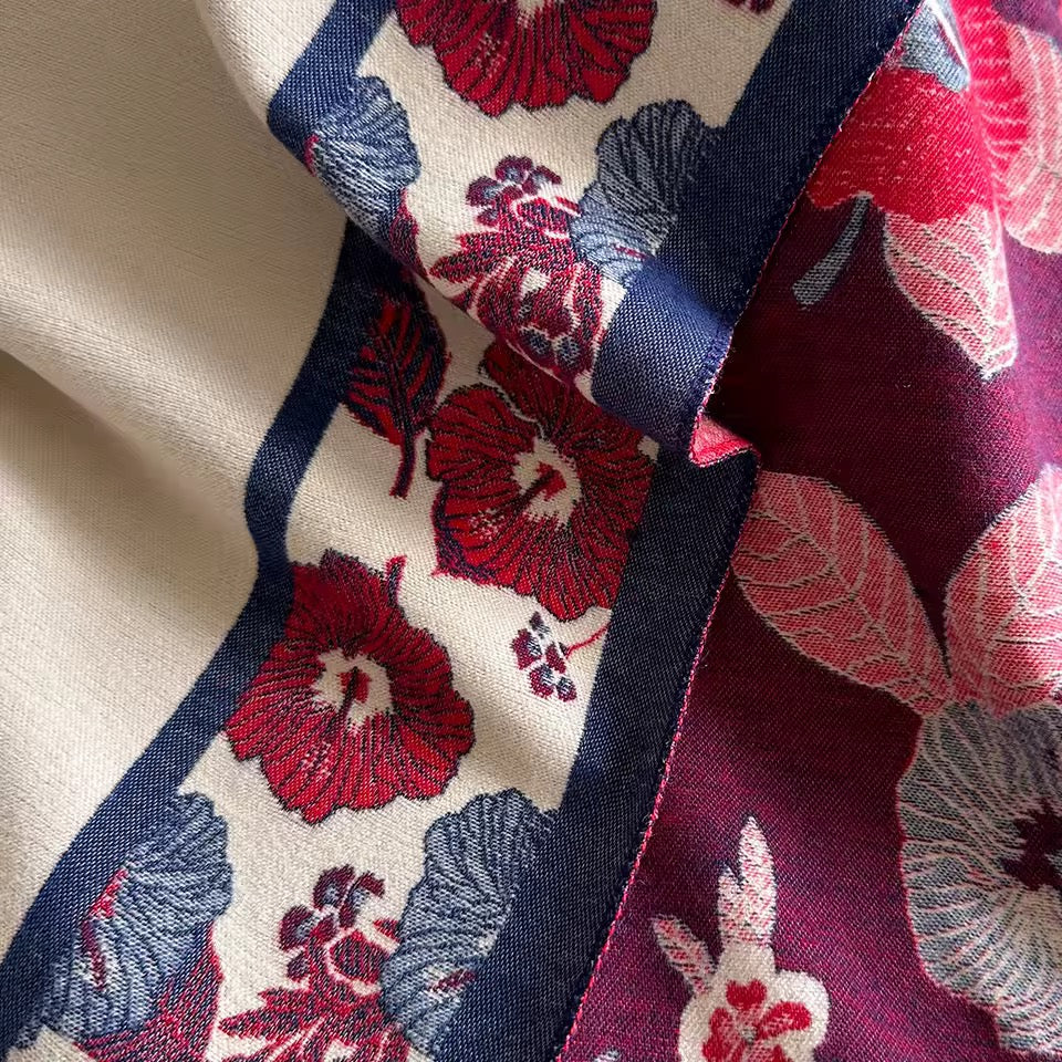 Cashmere Scarf for Women - Double Sided Print