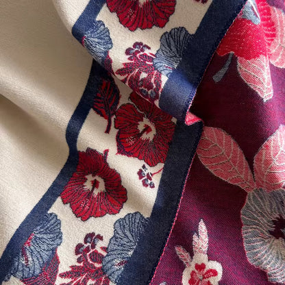 Cashmere Scarf for Women - Double Sided Print