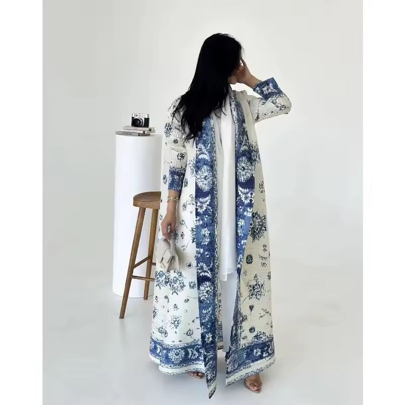 Timeless Abaya Pleated Style Dubai Viral Abaya