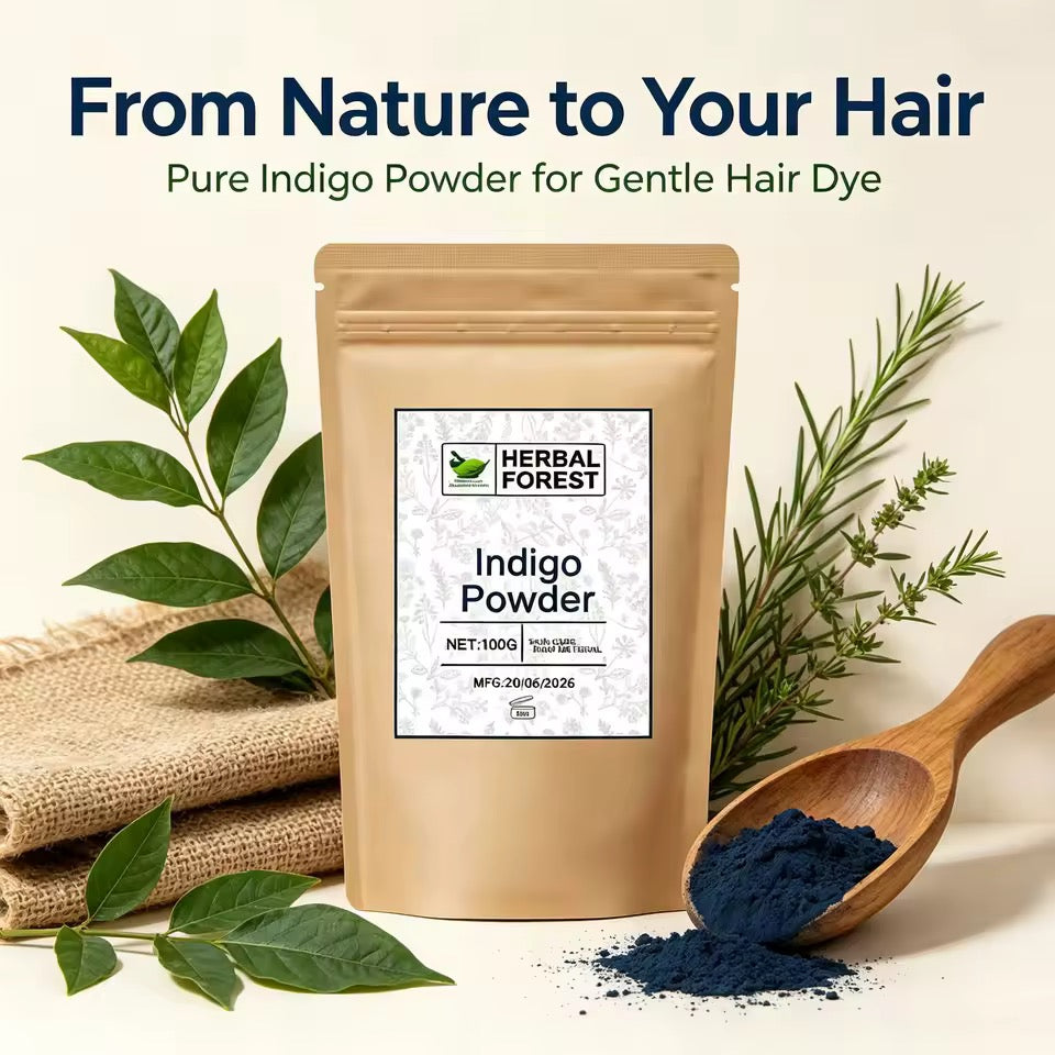 Organic Indigo Powder for Hair Beauty (100 grams)