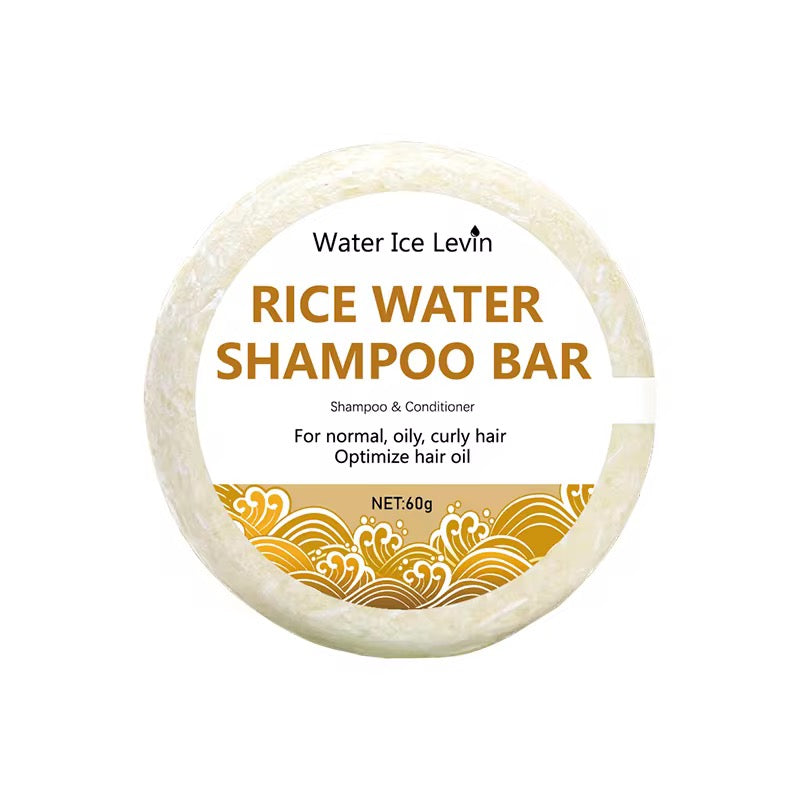 Organic Rice Water Shampoo Soap Without Silicone, Cleanses the Scalp, Nourishes Hair & Controls Oil