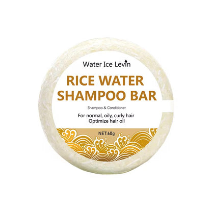 Organic Rice Water Shampoo Soap Without Silicone, Cleanses the Scalp, Nourishes Hair & Controls Oil