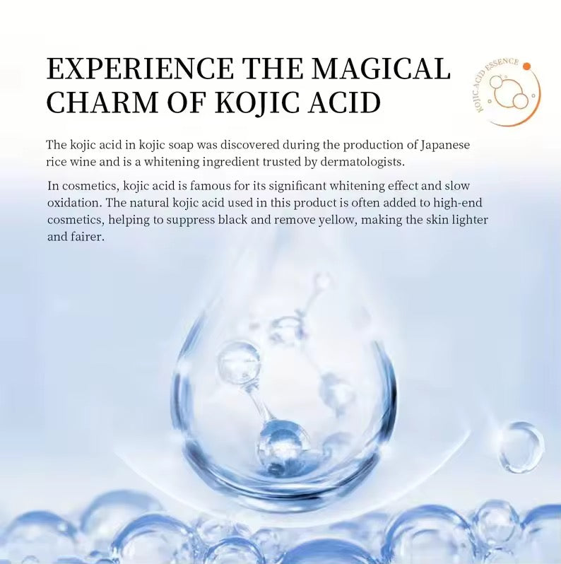Kojic Acid Soap with Vitamin C,Turmeric, Retinol, Shea Butter & Vitamin E - Organic Skincare
