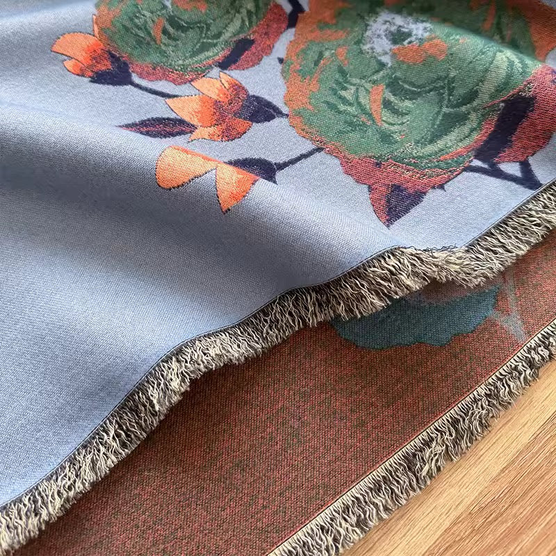 Cashmere Scarf for Women - Double Sided Print