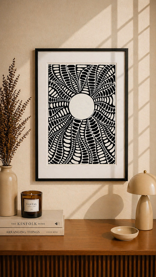 Hand Drawn Doodle Art on Cartridge Paper- No Frame (Size A4 & A3)