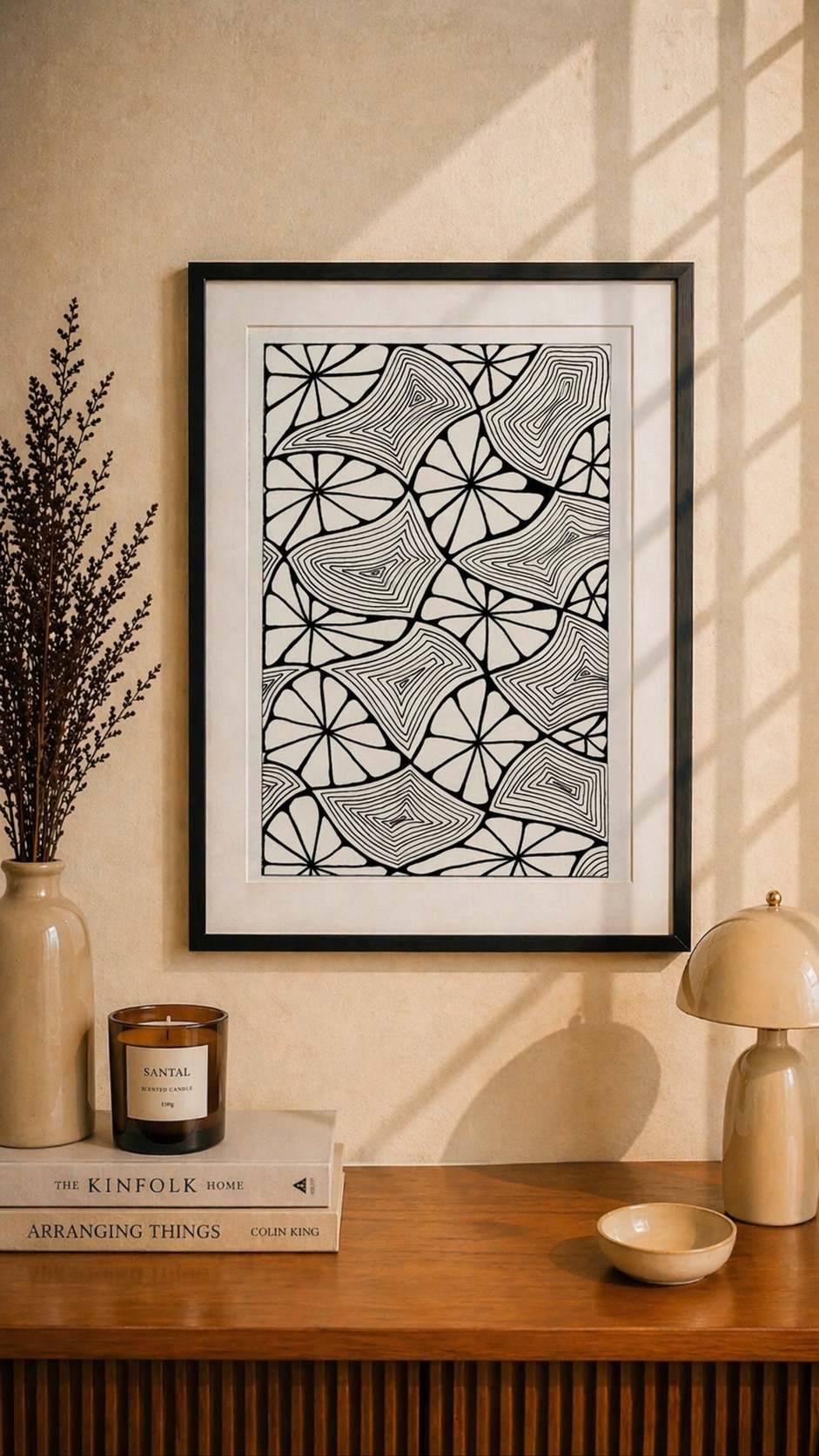 Hand Drawn Doodle Art on Cartridge Paper- No Frame (Size A4 & A3)