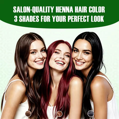 Organic Henna Powder 3 Shades for Hair Beauty (100 grams)