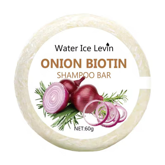Organic Onion Biotin Shampoo Soap Without Silicone, Cleanses the Scalp, Nourishes Hair & Controls Oil