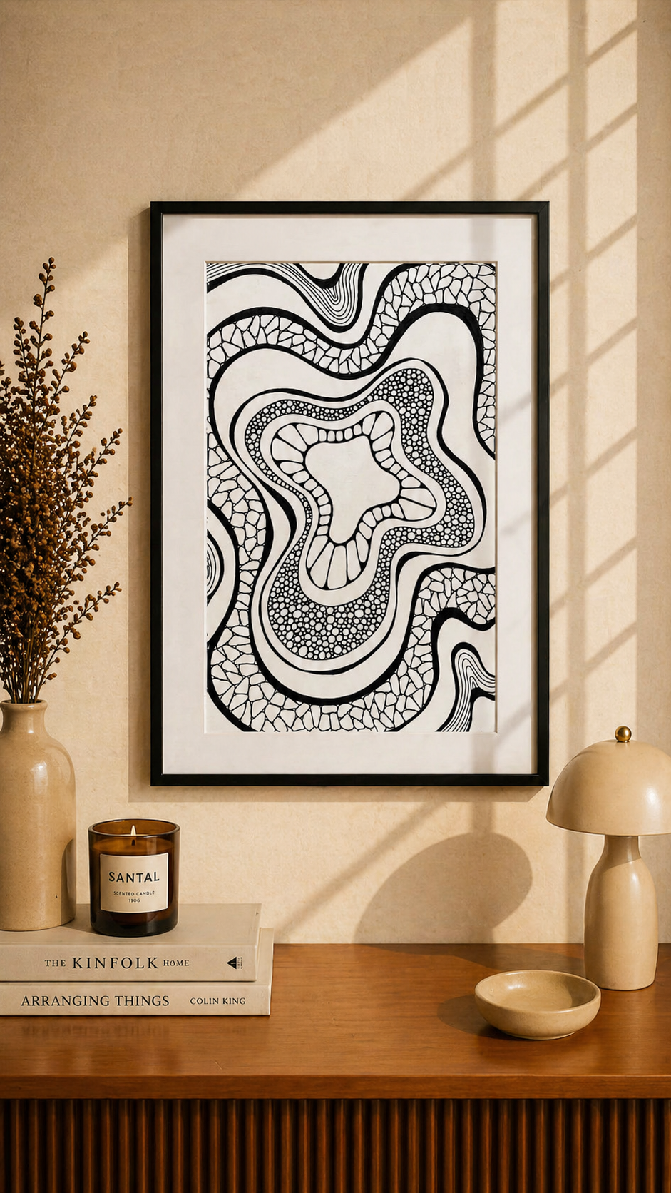 Hand Drawn Doodle Art on Cartridge Paper- No Frame (Size A4 & A3)