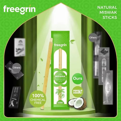 3 Pack Mixed Flavors Miswak Sticks Organic Oral Care