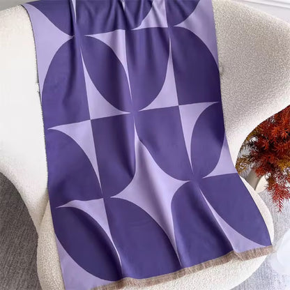 Cashmere Scarf for Women - Double Sided Print