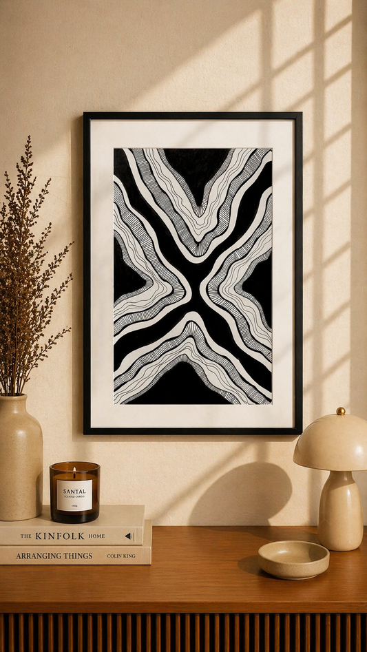 Hand Drawn Doodle Art on Cartridge Paper- No Frame (Size A4 & A3)