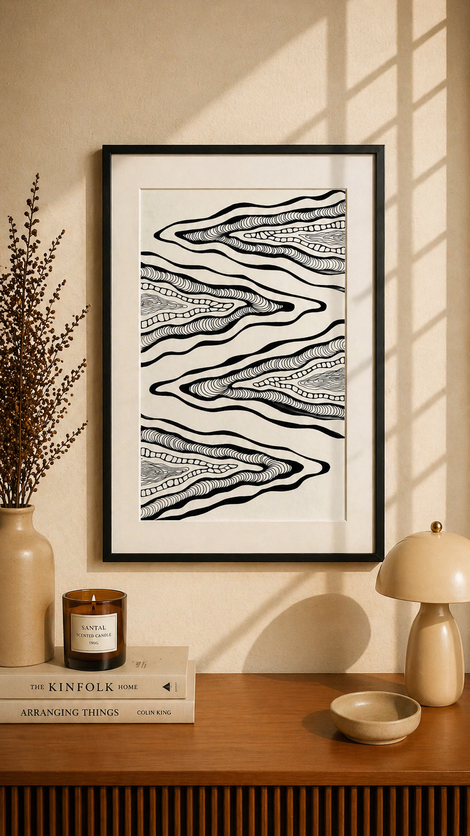 Hand Drawn Doodle Art on Cartridge Paper- No Frame (Size A4 & A3)