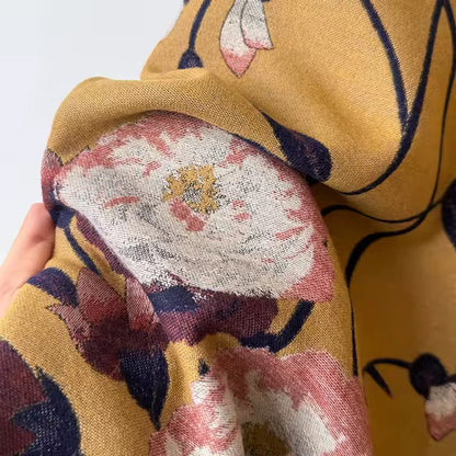 Cashmere Scarf for Women - Double Sided Print