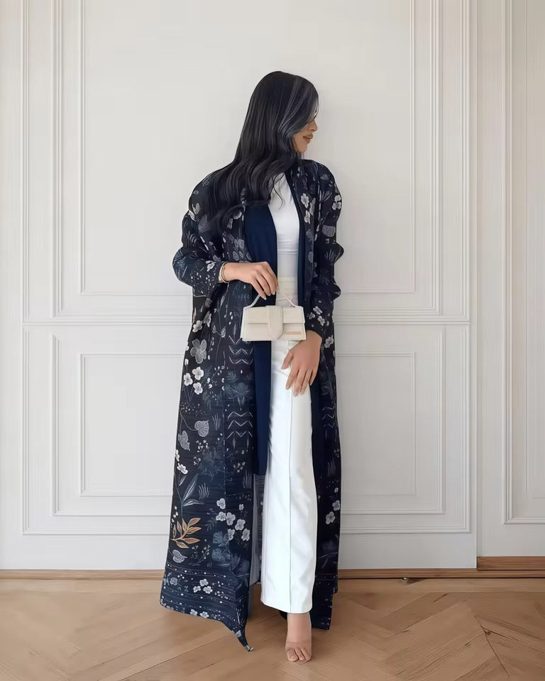 Timeless Abaya Pleated Style Dubai Viral Abaya
