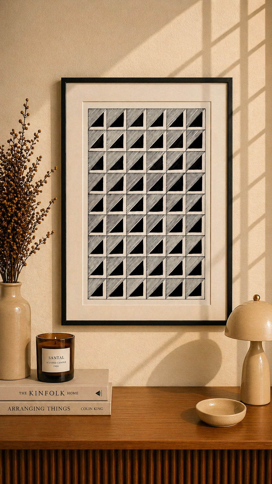 Hand Drawn Geometrical Doodling Art on Cartridge Paper- No Frame (Size A4 & A3)