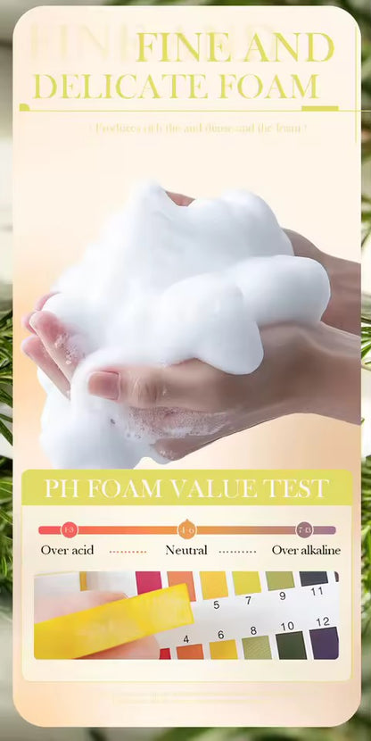 Organic Rosemary Shampoo Soap Without Silicone, Cleanses the Scalp, Nourishes Hair & Controls Oil