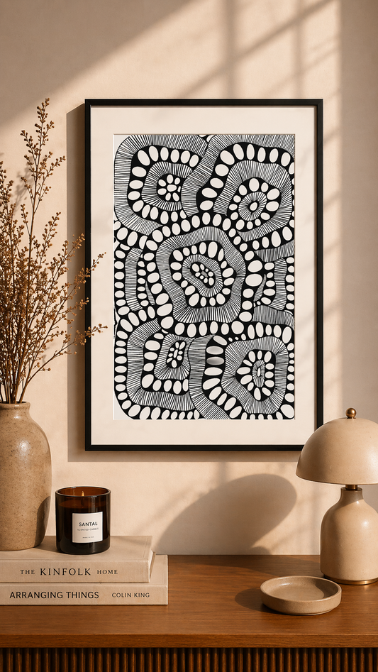 Hand Drawn Doodle Art on Cartridge Paper- No Frame (Size A4 & A3)