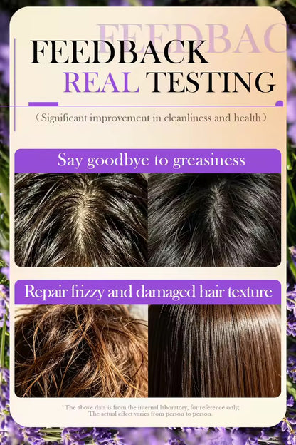 Organic Lavender Shampoo Soap Without Silicone, Cleanses the Scalp, Nourishes Hair & Controls Oil