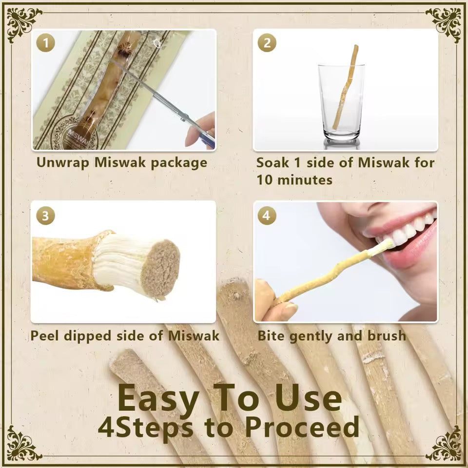 Miswak Sticks Organic Oral Care