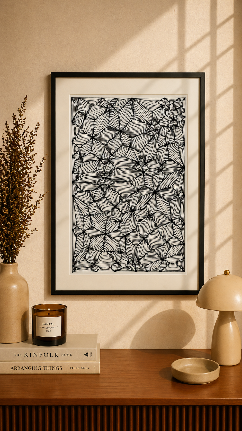 Hand Drawn Doodle Art on Cartridge Paper- No Frame (Size A4 & A3)