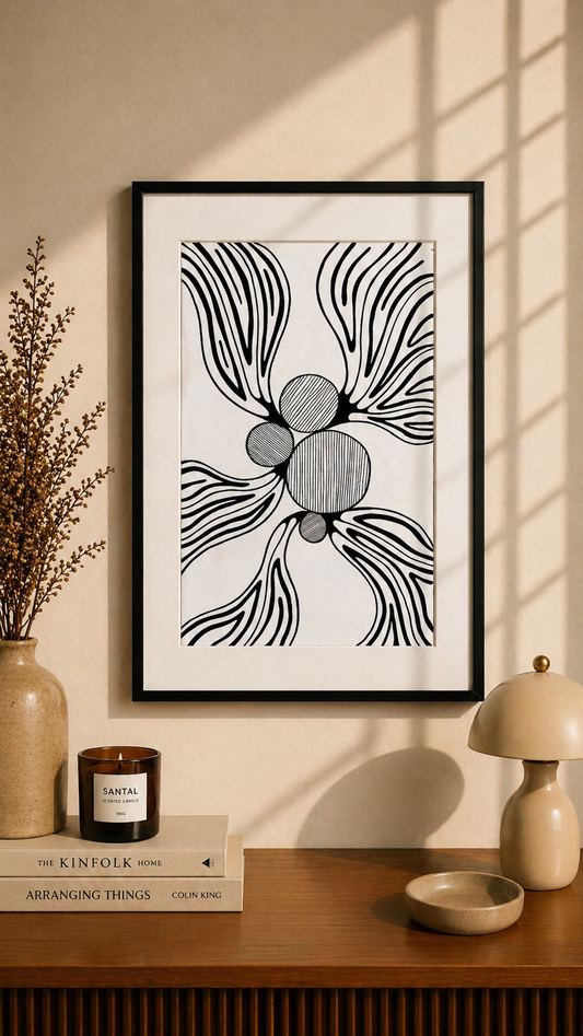 Hand Drawn Doodle Art on Cartridge Paper- No Frame (Size A4 & A3)