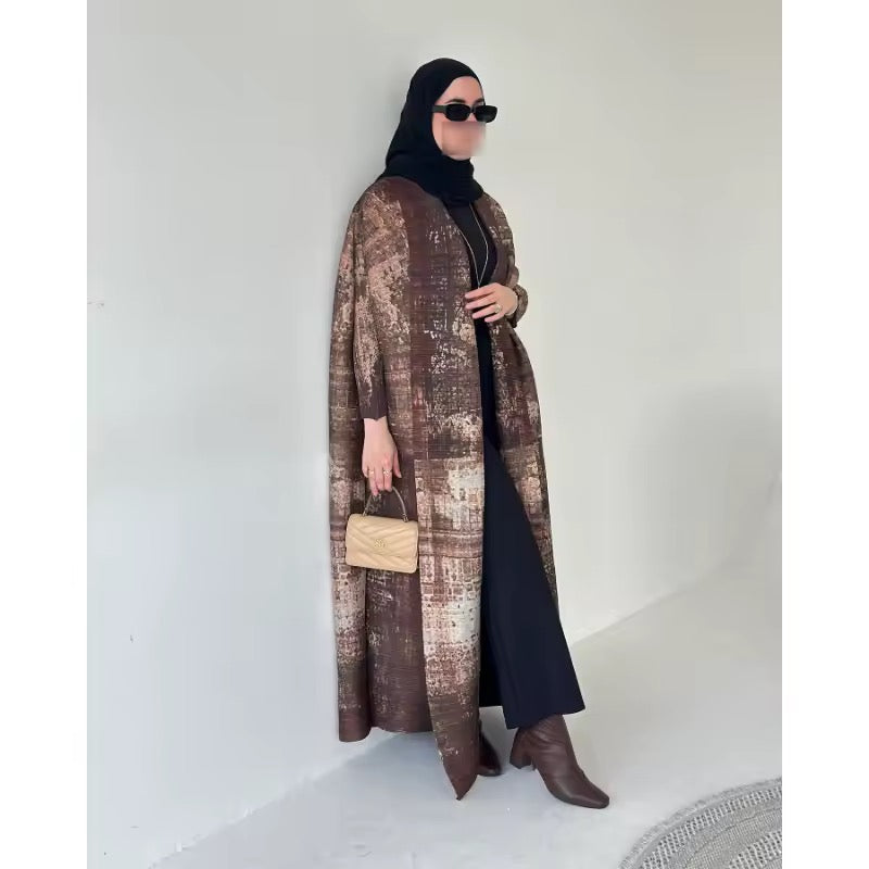 Timeless Abaya Pleated Style Dubai Viral Abaya