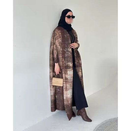 Timeless Abaya Pleated Style Dubai Viral Abaya